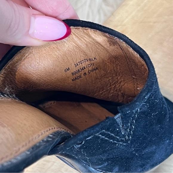 Frye Black Suede Women's Mules - Picture 6 of 7